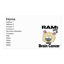 RAM Brain Cancer Business Cards