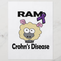 RAM Crohns Disease (purple) Custom Flyer