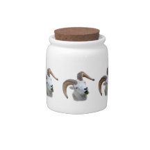 Ram Portrait Candy Dish