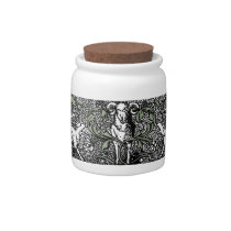 Ram Scroll candy jars