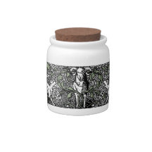 Ram Scroll Candy Jar