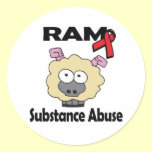 RAM Substance Abuse stickers