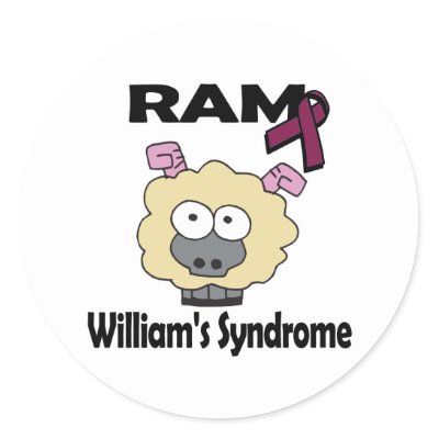 williams syndrome. RAM Williams Syndrome Sticker