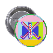 RAMA  - Karuna REIKI Healing Symbol Pinback Button