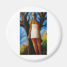 Ramana Maharshi standing Magnet