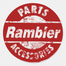 RAMBLER PARTS DISTRESSED STICKER