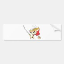 Ramen Shirt | Cute Ramen Bowl with Sword Shirt Bumper Sticker