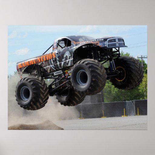 Rammunition Monster Truck Print | Zazzle