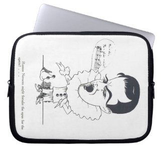 Ramon Novarro 1928 caricature electronics bag Laptop Computer Sleeve