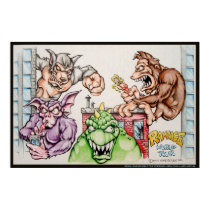 Rampage World Tour Storyboard posters by GameRefuge Rampage World Tour Storyboard posters