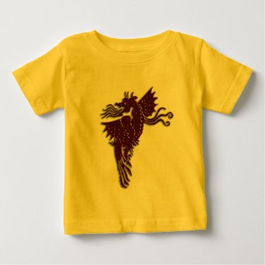 Rampant Chocolate Dragon infant t-shirt