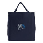 Rams Embroidered Tote Bag