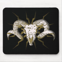 Rams Skull mousepads