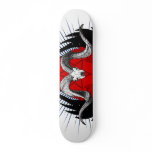 Rams Skull Custom Skate Board