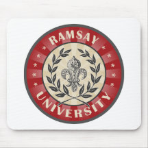 Ramsay University Red Mouse Mat