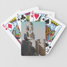 Ramses II Colossus - Luxor Temple photo Bicycle Playing Cards