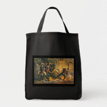 Ranch 10 - Grocery Tote Canvas Bag