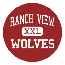Ranch View - Wolves - Middle - Highlands Ranch stickers by customteamsportswear Ranch View - Wolves - Middle - Highlands Ranch stickers