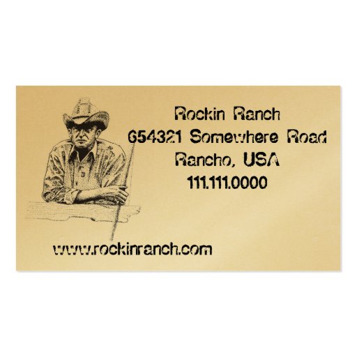 Rancho Business Cards