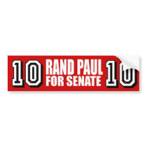 RAND PAUL 2010 BUMPER STICKERS