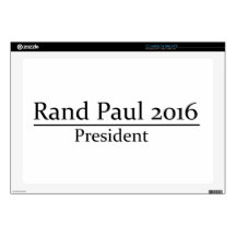 Rand Paul 2016 President Simple Design Decal For 17" Laptop