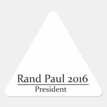 Rand Paul 2016 President Simple Design Stickers