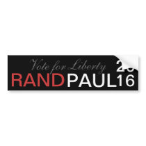 Rand Paul 2016 - Vote for Liberty Bumper Sticker