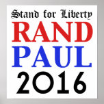 Rand Paul for President 2016 poster