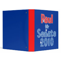 Rand Paul for Senate 2010 Star Design 3 Ring Binder