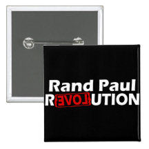 Rand Paul Revolution Conservative Pinback Button