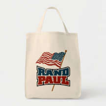 Rand Paul Waving American Flag Bag