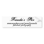 Randa's Pics Bumper Stickers