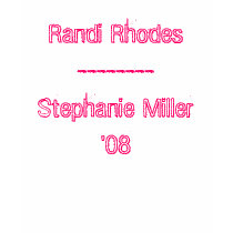 Randi Rhodes--------Stephanie Miller'08 t-shirts by rollinmadman Randi Rhodes--------Stephanie Miller'08 t-shirts