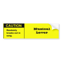 Randmon Song bumper stickers