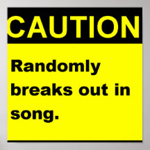 Randmon Song Poster