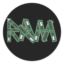 Random Access Memory stickers by billishirts Random Access Memory stickers