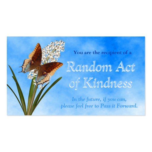 Random Acts of Kindness Cards Business Cards