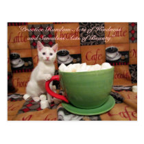Random Acts of Kindness Postcard - Audrey postcards