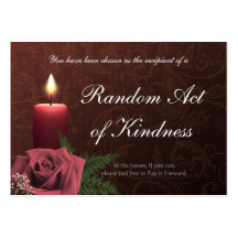 Random Acts of Kindness wallet Cards - Business Card
