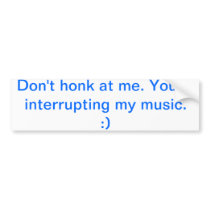 random bumper sticker