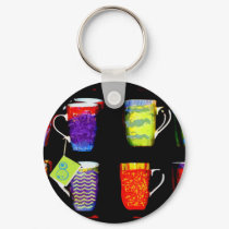 Random Coffee Mug keychains
