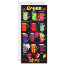 Random Coffee Mug Rack Card