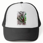 Random computer drawing of branches wood hats