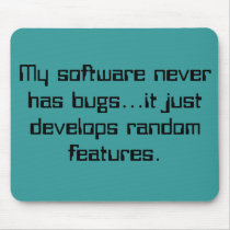 Random Features Mousepad by Superstarbing Random Features Mousepad
