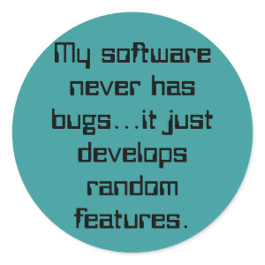 Software Bugs Random Features