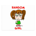 Random Girl Postcards
