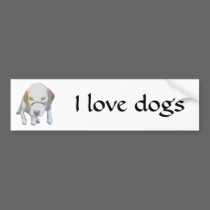 Random Labrador Dog copy, I love labradors bumper stickers