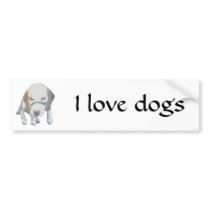 Random Labrador Dog copy, I love labradors bumper stickers by Moondial Random Labrador Dog copy, I love labradors bumper stickers