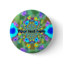 Random multicolored kaleidoscopic flames in blue pins