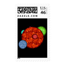 Random Planets. Stamp